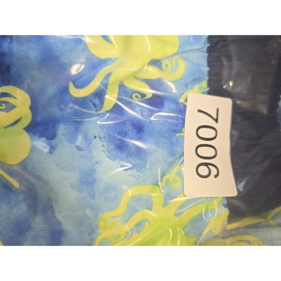 ZeroXposur Boys Swim Trunks Size 7 Octopus Green Blue Lined - Picture 5 of 5